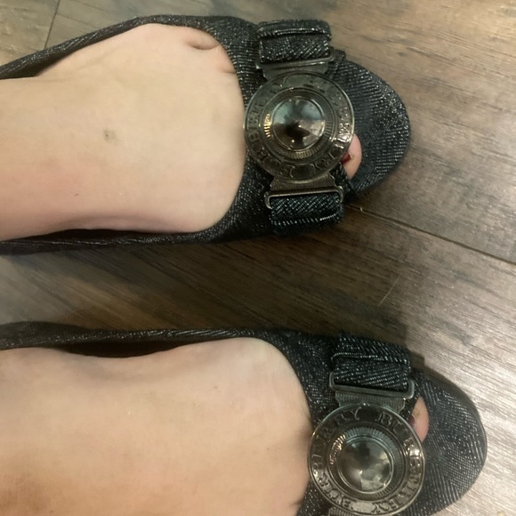 Burberry peep toe flats sz - Picture 10 of 14